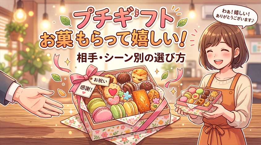 プチギフトのお菓子をもらって嬉しいものは？相手・シーン別の選び方