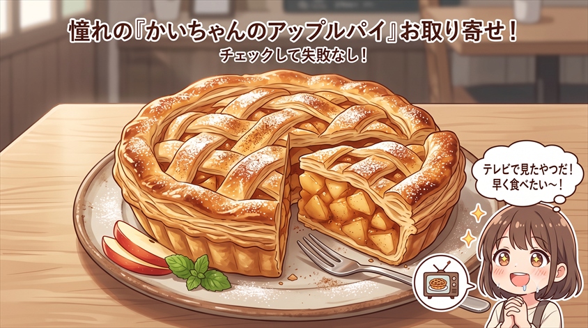 かいちゃんのアップルパイは、マツコの知らない世界で紹介？お取り寄せ前の確認ポイント