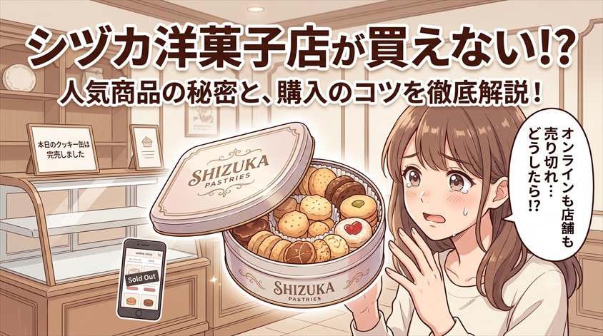 シヅカ洋菓子店が買えないのはなぜ？オンライン・店舗の確認ポイント