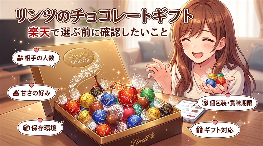 リンツ チョコレート ギフト 楽天で選ぶ前に確認したいこと