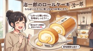 治一郎のロールケーキはどこで買える？ららぽーとでよく買う私が賞味期限も紹介