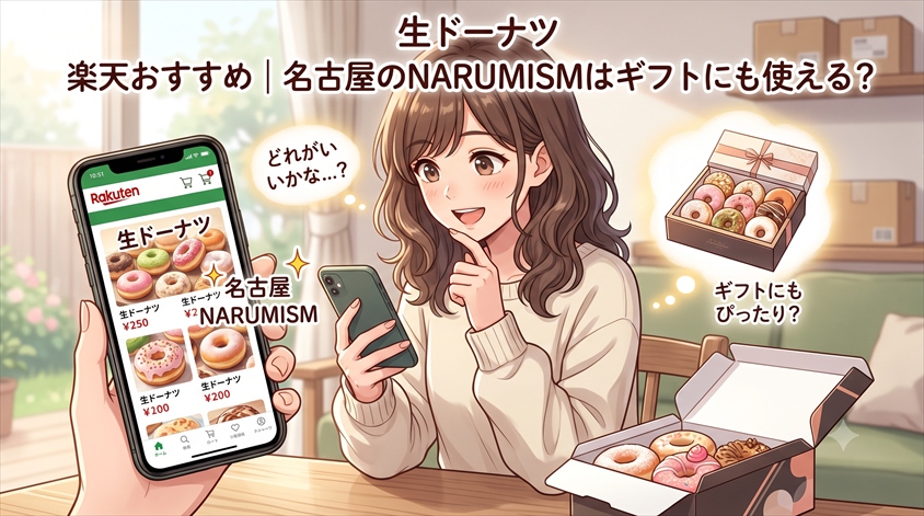 生ドーナツ楽天おすすめ｜名古屋のNARUMISMはギフトにも使える？
