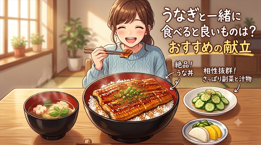うなぎと一緒に食べると良いものは？おすすめの献立と贈り物向けうなぎ３選