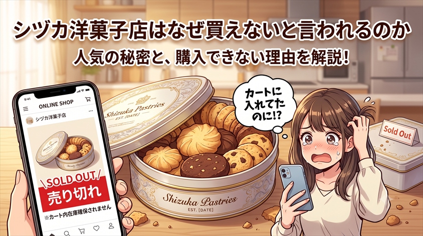 シヅカ洋菓子店が買えないときの確認ルート