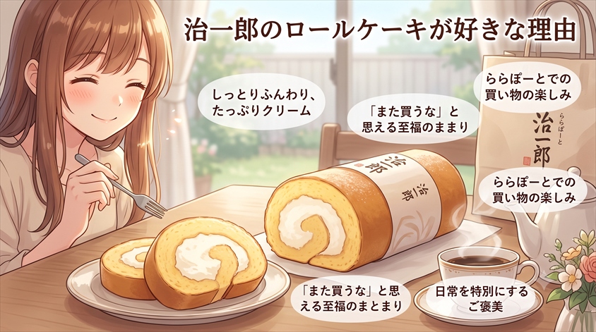 治一郎のロールケーキが好きな理由