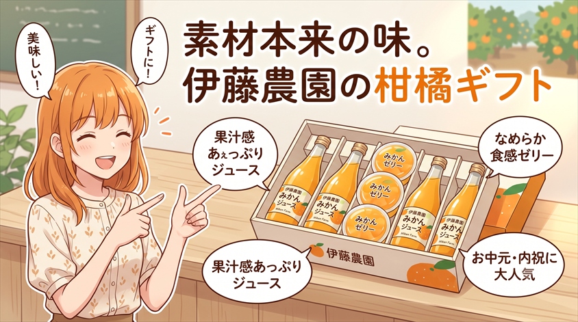 伊藤農園のみかんゼリー・ジュースの口コミは？