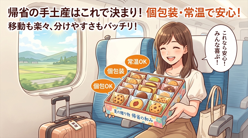 帰省の手土産に個包装・常温を選ぶなら最初に結論
