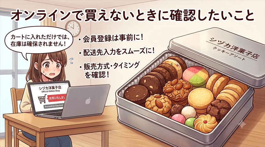 シヅカ洋菓子店を公式オンラインで確認するポイント