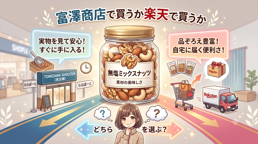 富澤商店で買うか楽天で買うか
