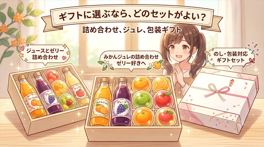 ギフトに選ぶなら、どのセットがよい？