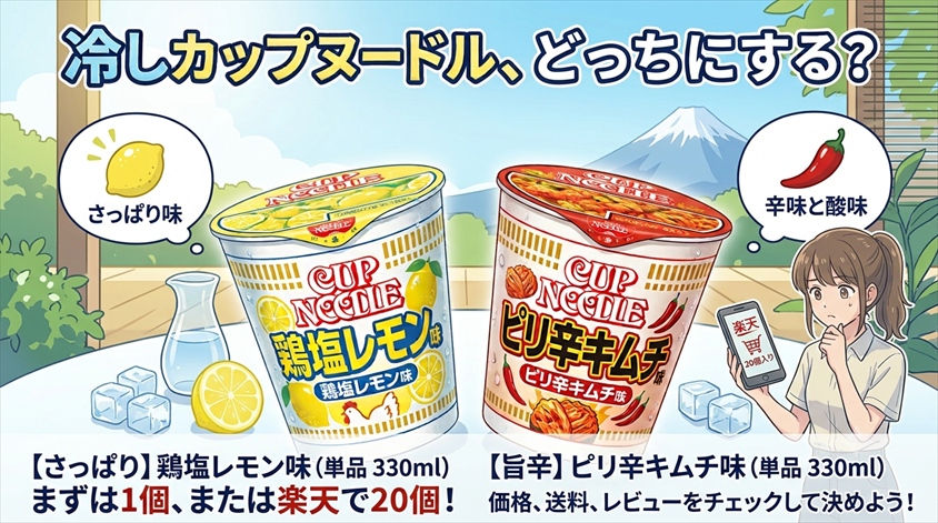 まとめ｜迷ったら味の好みと必要な個数で選びましょう