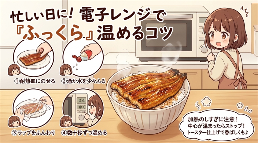 電子レンジだけで温めるときのコツ