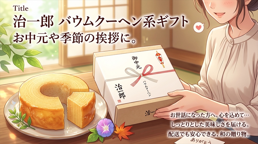 治一郎 バウムクーヘン系ギフト｜お中元や季節の挨拶に