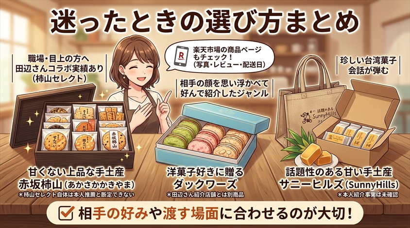 迷ったときの選び方まとめ
