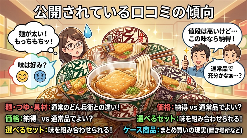 公開されている口コミの傾向