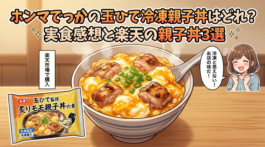 ホンマでっかの玉ひで冷凍親子丼はどれ?実食感想と楽天の親子丼3選