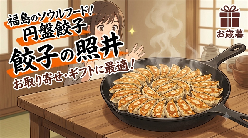福島の円盤餃子とは?餃子の照井のお取り寄せとギフトの選び方