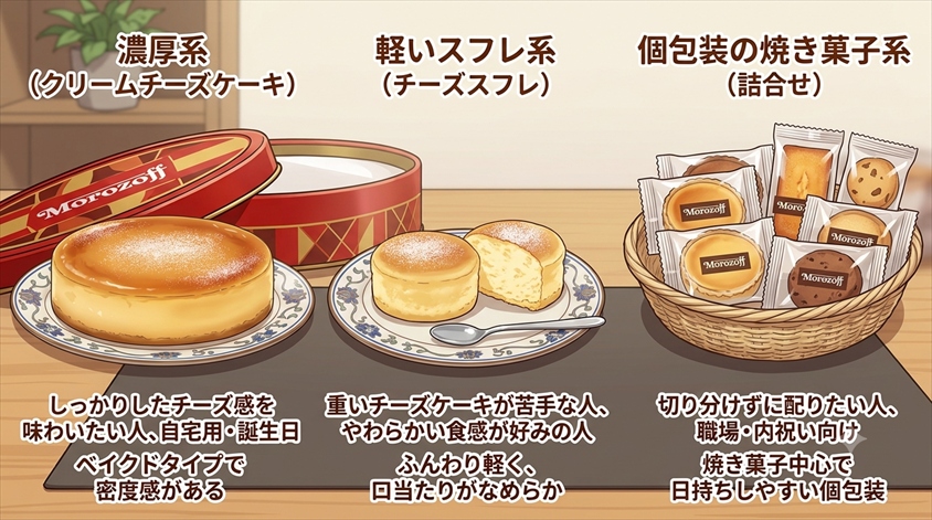 モロゾフのチーズケーキはまずい?先に結論