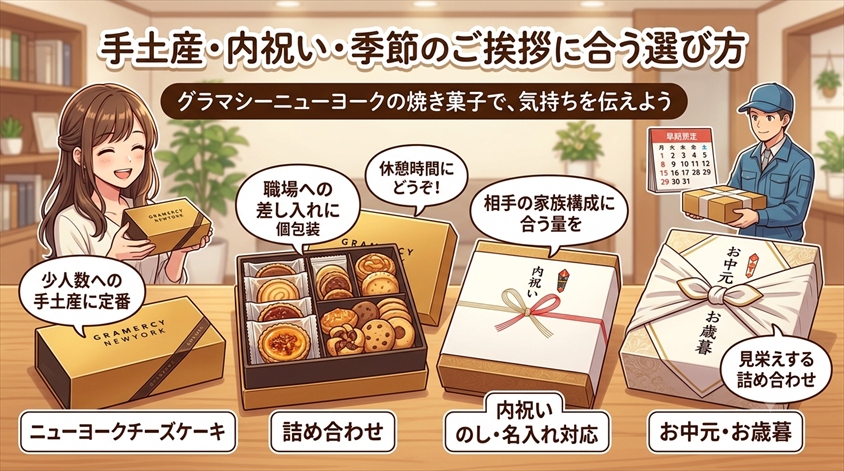 手土産・内祝い・季節のご挨拶に合う選び方